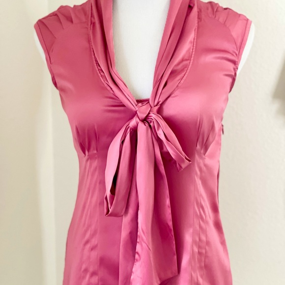 Ladie’s Front Tie Blouse Size Small - Picture 1 of 12